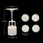 Mooncake Mold Mid Autumn Festival Mooncake Mould DIY Hand Pressure Fondant Decoration Tools Moon Cake Mold