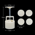 Mooncake Mold Mid Autumn Festival Mooncake Mould DIY Hand Pressure Fondant Decoration Tools Moon Cake Mold