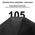 10-Bone Automatic Folding Umbrella with LED Lights, Portable Umbrella,Ultraviolet,Thick and Durable,Windproof,Rainproof,Umbrella