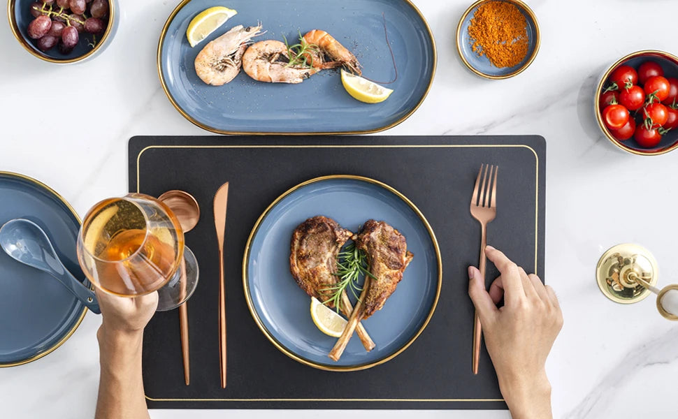 MODUS Cutlery Sets, Stainless Steel, Four Types of Dinnerware, Knife, Forks, Two Types of Spoons, Cutlery, 24PCS
