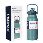 1700ml Large Capacity Stainless Steel Thermal Bottle With Straw, Outdoor Camping Gym (Purple out of stock)