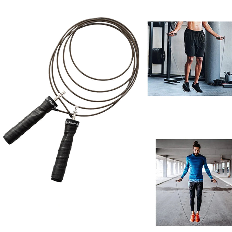 Skid Steel Rope, Ball Bearings, High Weighted, Non-slip Handles, Fitness Workout, Fast Speed, Slim Body