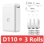 Niimbot D110 Mini Portable Thermal Printer Without Ink Self-Adhesive Label Maker Printer For Self-Adhesive Labeling Device NEW