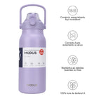 1700ml Large Capacity Stainless Steel Thermal Bottle With Straw, Outdoor Camping Gym (Purple out of stock)