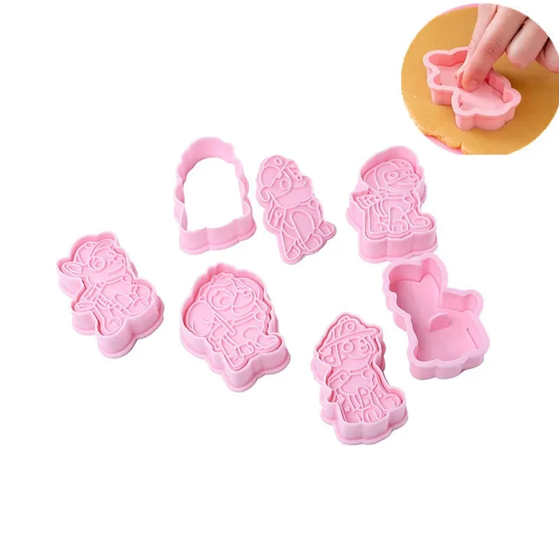 Kit de Moldes Multiuso Patrulha Canina (Biscoitos, Chocolates e Mais)
