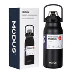 1700ml Large Capacity Stainless Steel Thermal Bottle With Straw, Outdoor Camping Gym (Purple out of stock)