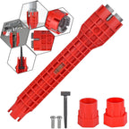 8-in-1 Pipe Wrench Kitchen Sink Faucet Pipe Repair Tool Set Double Head Wrench Plumbing Installation Tool