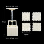 Mooncake Mold Mid Autumn Festival Mooncake Mould DIY Hand Pressure Fondant Decoration Tools Moon Cake Mold
