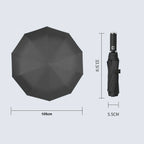 10-Bone Automatic Folding Umbrella with LED Lights, Portable Umbrella,Ultraviolet,Thick and Durable,Windproof,Rainproof,Umbrella