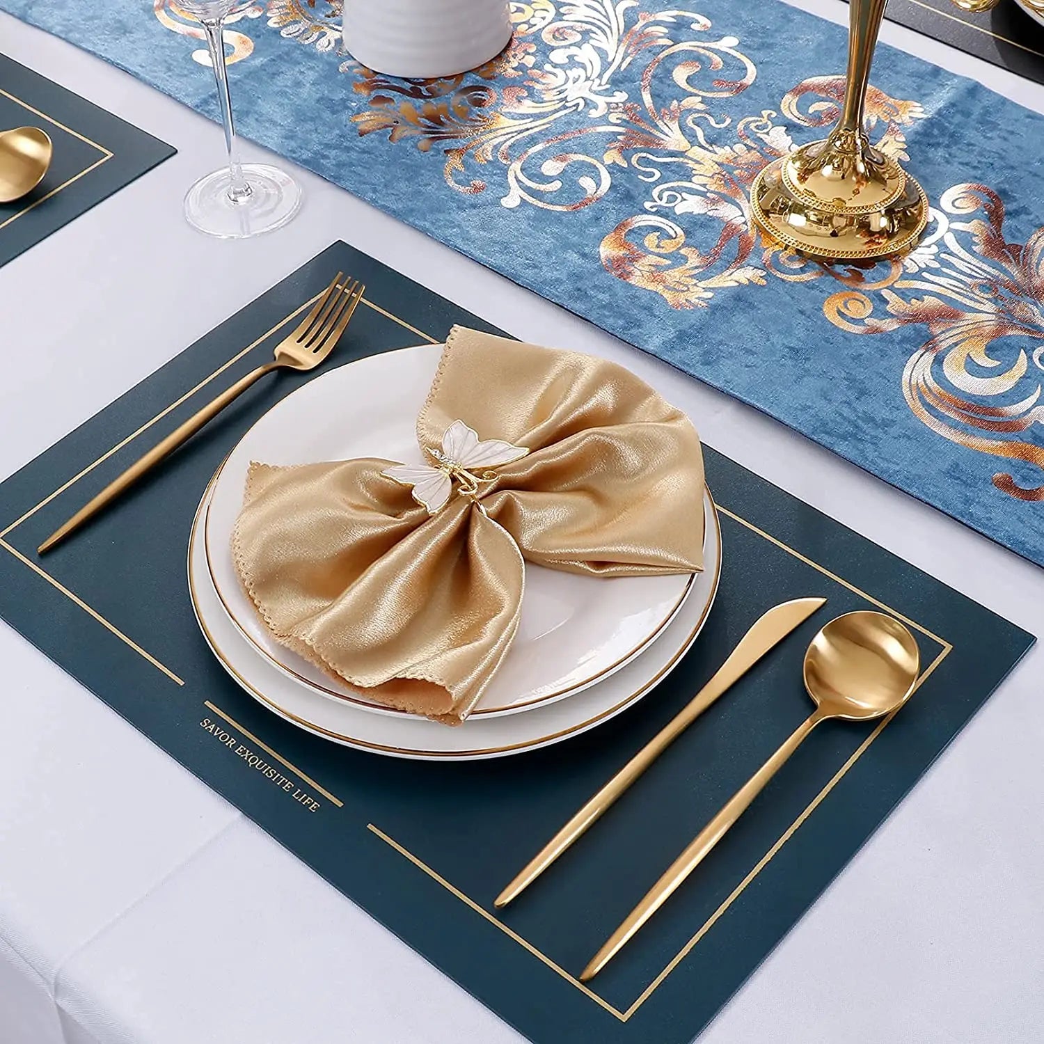 MODUS Stainless Steel Cutlery Sets, Crockery, Steak Forks, Dessert Spoons, Fruit Forks, for Banquet, 24PCS