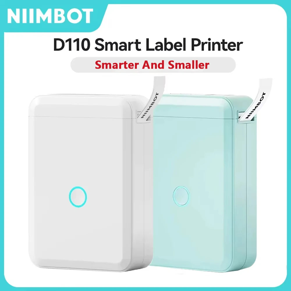 Niimbot D110 Mini Portable Thermal Printer Without Ink Self-Adhesive Label Maker Printer For Self-Adhesive Labeling Device NEW