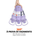 1700ml Large Capacity Stainless Steel Thermal Bottle With Straw, Outdoor Camping Gym (Purple out of stock)
