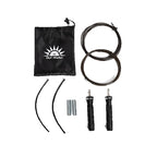 Skid Steel Rope, Ball Bearings, High Weighted, Non-slip Handles, Fitness Workout, Fast Speed, Slim Body